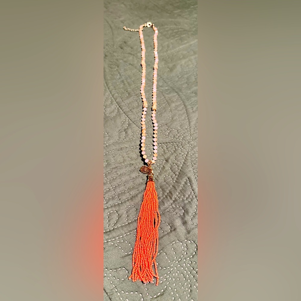 PREMIER DESIGN GORGEOUS INTERCHANGEABLE  TASSEL NECKLACE